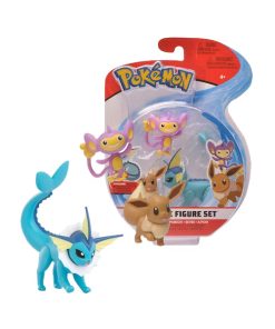 Pokemon Battle Figure Set De 3 – Vaporeon + Eevee + Aipom