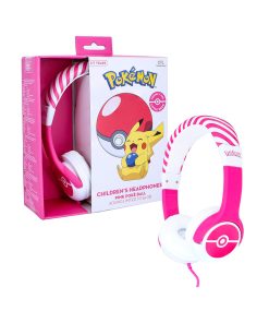 Pokemon Auriculares Pink Pokeball Licenciado