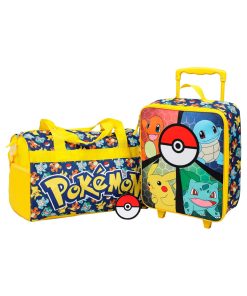Bioworld Pokemon Set De Maleta con ruedas y Maletin Viajero