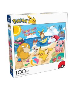 Pokemon Rompecabeza Playa Pikachu 100 Piezas