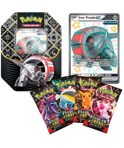 Pokemon TCG Paldean Fates Tin Ferrodada Español