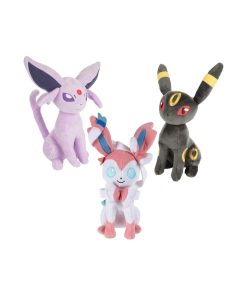 Pokemon Peluche Set Sylveon Espeon Umbreon 28 cm