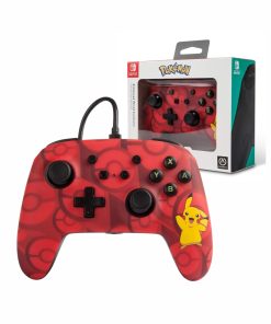 Mando Nintendo Switch Red Black Pikachu