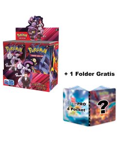 -PREVENTA - Pokemon TCG Destined Rivals Display 36 Sobres Español + Folder Ultra Pro