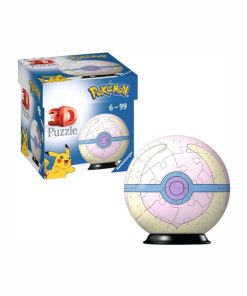 Pokemon Rompecabeza Healing Ball 3D 54 Piezas