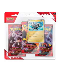 Pokemon TCG Destined Rivals 3 Pack Zebstrika Ingles