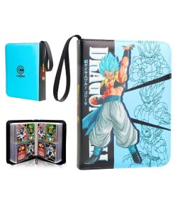 Dragon Ball Folder 4 Pocket 400 Cartas Gogeta Blue