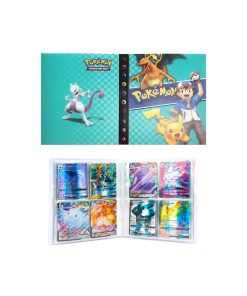 Pokemon Folder 4 Bolsillos 240 Cartas Ash Charizard Pikachu