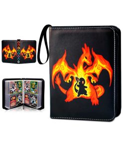 Pokemon Folder 4 Pocket 400 Cartas Charmander Kanto Ash
