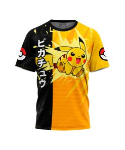 Pokemon Polo Deportivo Exclusivo Pikachu modelo B Talla 16