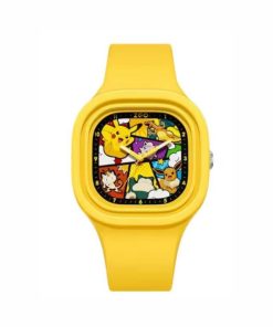 Pokemon Reloj Niños Deportivo Yellow
