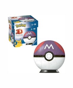 Pokemon Rompecabeza Master Ball 3D 54 Piezas