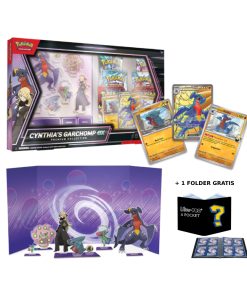 -PREVENTA- Pokemon TCG Cynthia Garchomp EX Premium Collection Ingles + Folder Gratis