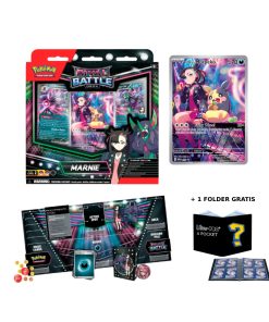 -PREVENTA- Pokemon TCG Rival Battle Dek Marnie Español + Folder Gratis