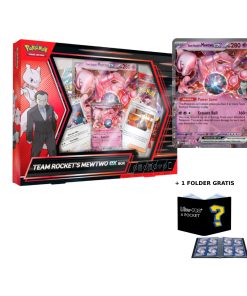 -PREVENTA- Pokemon TCG Team Rocket Mewtwo EX Box Ingles + Folder Gratis
