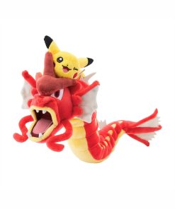 Pokemon Center Peluche Red Gyarados And Pikachu Hiroshima