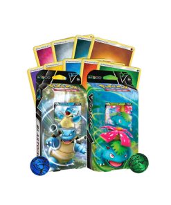 Pokemon Deck Set Blastoise y Venusaur Ingles