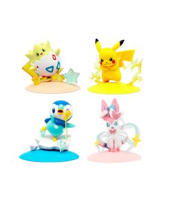 Pokemon Figuras Set 4 Pikachu Togepi Sylveon Piplup