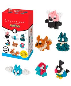 Pokemon Nanoblock Set de 6 Tipo Normal Surprise