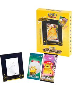 Pokemon TCG Version Asia Original Pikachu Con Cuadro