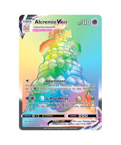 Pokemon Alcremie VMAX 073 072 Shining Fates Holo Ingles